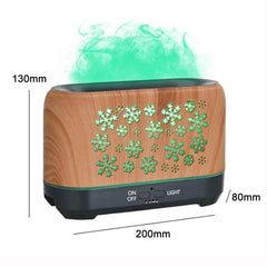 Colorful LED Flame Effect Humidifier and Incense Diffuser