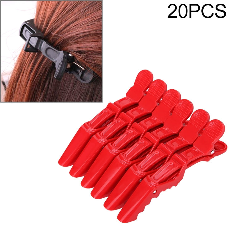 Lot de 20 pinces à cheveux professionnelles en forme d'alligator pour femmes, épingles à cheveux en plastique, nœud, bandeau, outils de coiffure pour filles