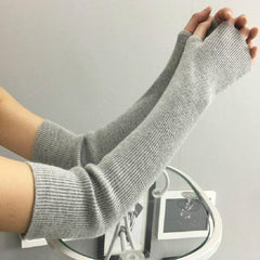 Cozy Cashmere Fingerless Sleeves for Autumn and Winter Warmth