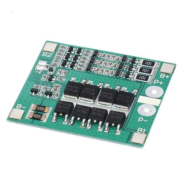 Lithium Battery Protection Board for 3S 12V Systems with Safety Features compact PCB for 3S 12V DIY power banks and 18650 cell protection