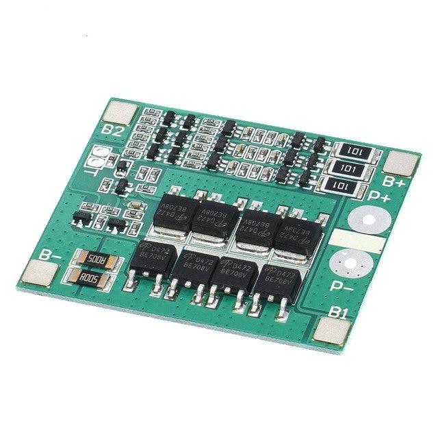 Lithium Battery Protection Board for 3S 12V Systems with Safety Features compact PCB for 18650 DIY power bank overcharge over-discharge short-circuit protection