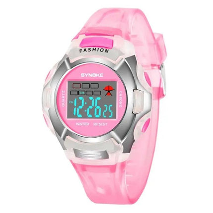 Synoke Kids Waterproof Luminous Sports Watch 30M Black | Syndmart