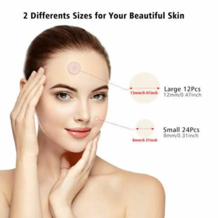Acne Patch Kit For Pimples, Invisible Hydrocolloid Patches, 24 Count | Syndmart