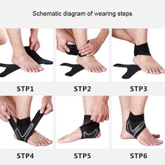 Elastic Ankle Brace Support for Sports - High Protection Running and Basketball Equipment