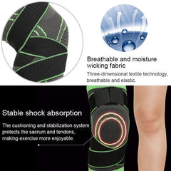 Elastic Nylon Sports Knee Support Sleeve for Running, Cycling, and Fitness Activities