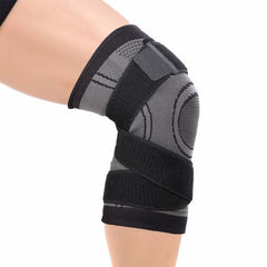 Elastic Nylon Sports Knee Support Sleeve for Running, Cycling, and Fitness Activities