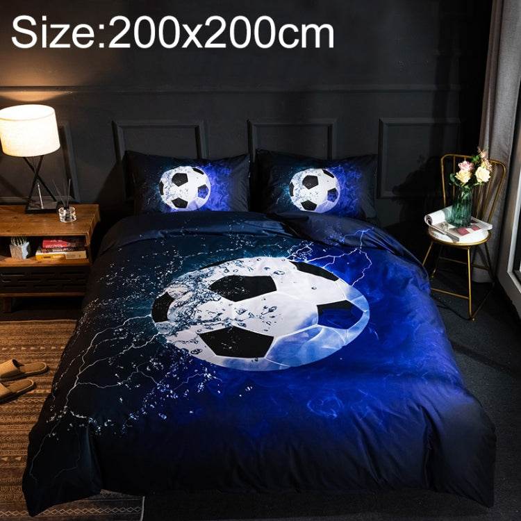 3D Printed Bedding Three-Piece Pillowcase Duvet Cover, 210x210cm, 228x228cm, 260x230cm, 180x210cm, 220x240cm, 200x200cm - Syndmart