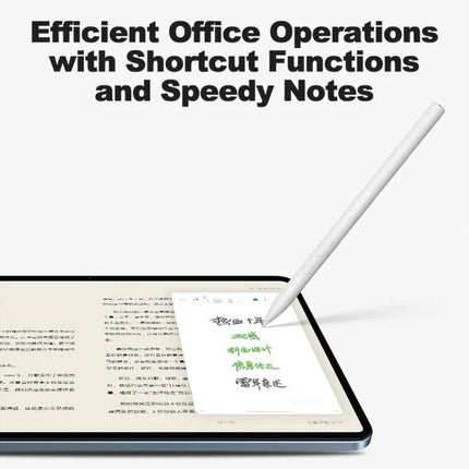 Xiaomi Stylus Pen 2 for Drawing and Writing on Mi Pad Tablets showing stylus writing notes on a Mi Pad for efficient office operations