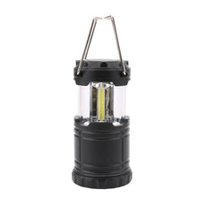 Compact 3W Waterproof COB LED Lantern - Collapsible Outdoor Light for Camping and Hiking