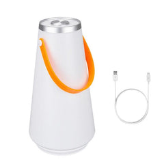 Portable Rechargeable LED Night Lamp with Touch Control for Camping and Emergencies