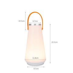 Portable Rechargeable LED Night Lamp with Touch Control for Camping and Emergencies