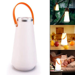 Portable Rechargeable LED Night Lamp with Touch Control for Camping and Emergencies