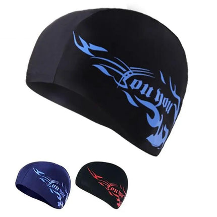 Unisex Spandex Swimming Cap Breathable Stretchy Adult | Syndmart