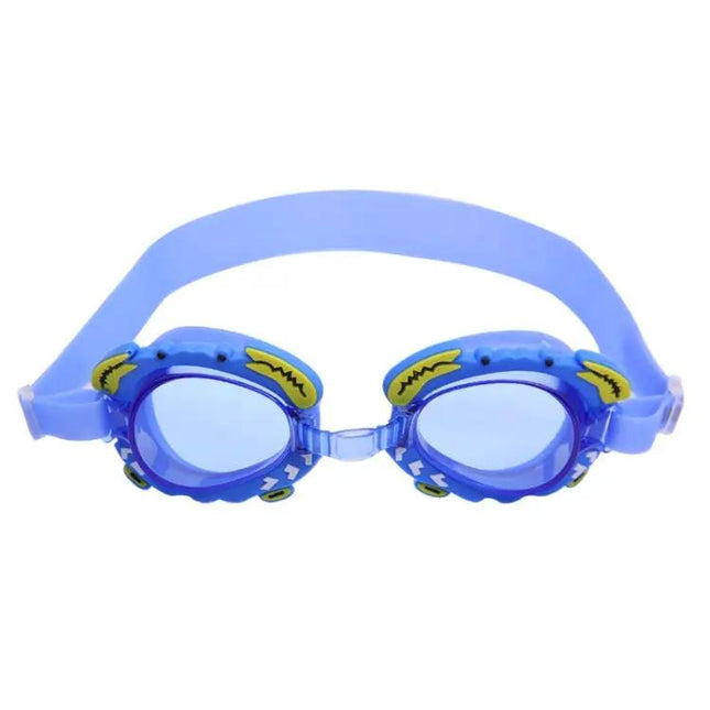 Kids 4-in-1 Swim Set Silicone Goggles Printed Cap Earplugs | Syndmart