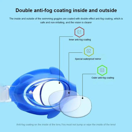 Kids 4-in-1 Swim Set Silicone Goggles Printed Cap Earplugs | Syndmart