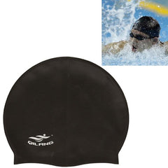 Silicone Waterproof Swim Cap for Adults - Solid Color Options