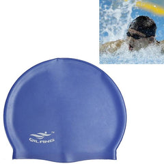 Silicone Waterproof Swim Cap for Adults - Solid Color Options