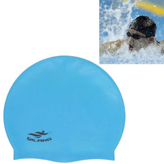 Silicone Waterproof Swim Cap for Adults - Solid Color Options