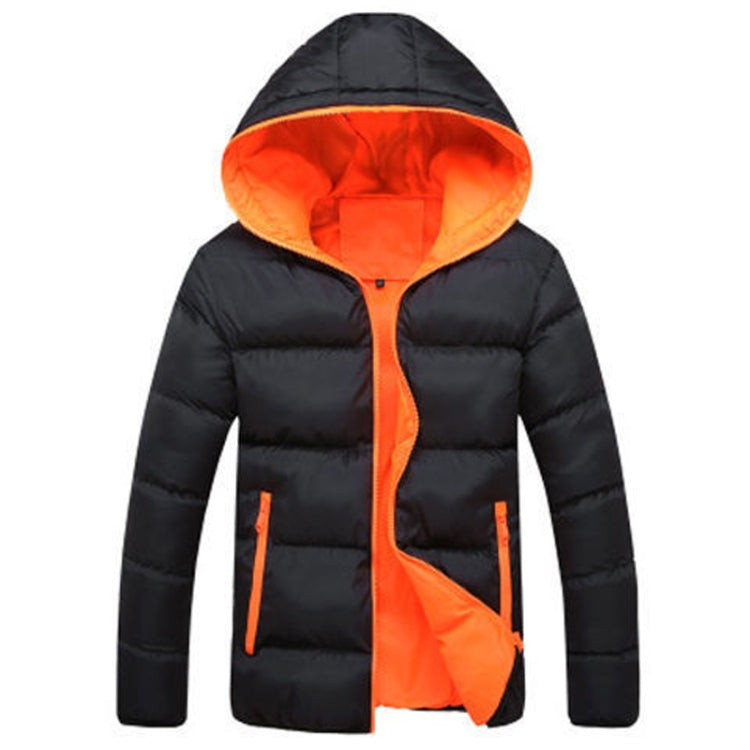 Stylish Slim Men Hooded Cotton Coat in Various Sizes 