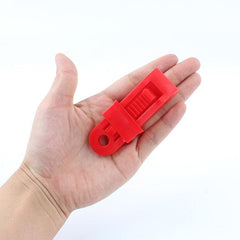 Heavy-Duty Tent Clip with Sliding Lock for Secure Awnings and Tarpaulins