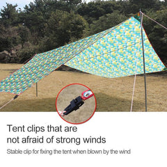 Heavy-Duty Tent Clip with Sliding Lock for Secure Awnings and Tarpaulins