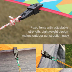 Heavy-Duty Tent Clip with Sliding Lock for Secure Awnings and Tarpaulins