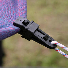 Heavy-Duty Tent Clip with Sliding Lock for Secure Awnings and Tarpaulins