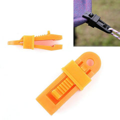 Heavy-Duty Tent Clip with Sliding Lock for Secure Awnings and Tarpaulins