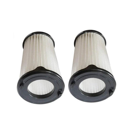 Hypa Filters for Electrolux and AEG Vacuum Cleaners, 3 Pack - 2 white pleated replacement filters for maintaining suction and air quality