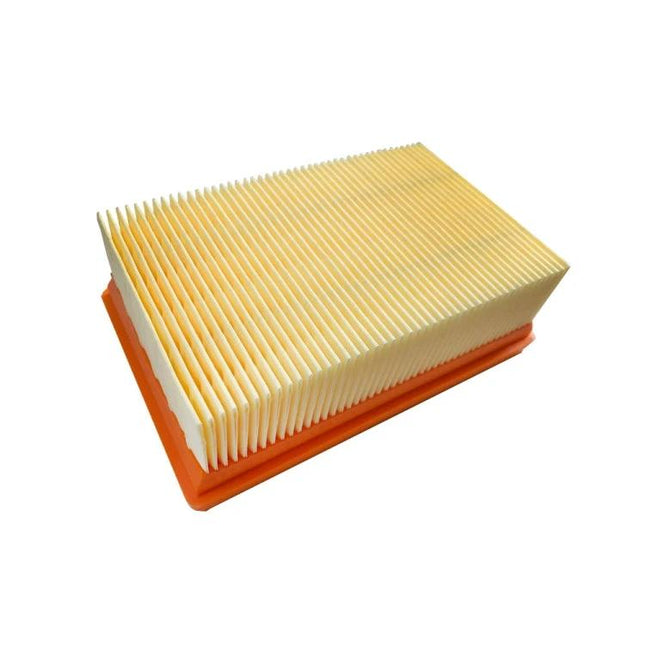 Replacement Filters for Karcher MV4 and MV5 Vacuum Cleaners, 2-Pack - pleated rectangular air filter with orange frame for MV4/MV5