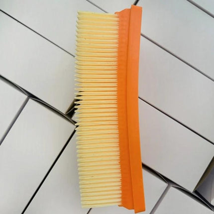 Replacement Filters for Karcher MV4 and MV5 Vacuum Cleaners, 2-Pack - pleated yellow cartridge filter with orange frame for MV4/MV5 vacuums