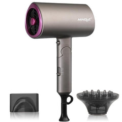 Mingge T1 1800W Professional Fast-Drying Cold Hot Air Folding Hair Dryer