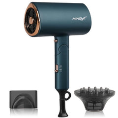 Mingge T1 1800W Professional Fast-Drying Cold Hot Air Folding Hair Dryer