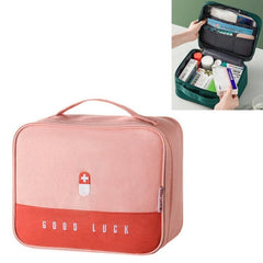 Extra-Large Multifunctional Medicine Storage Bag with Waterproof Design