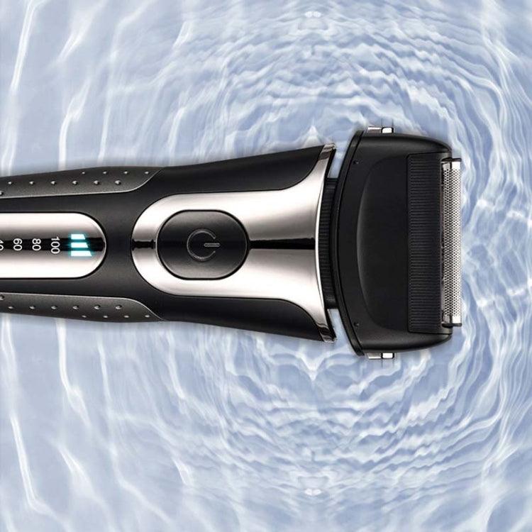 BG-7100 Smart LED Rechargeable Waterproof Electric Shaver with Multi-Speed Options