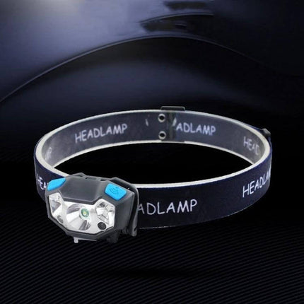 Usb Rechargeable Waterproof Headlight For Night Fishing - aluminum alloy headlamp with 1000mAh battery for hands-free knotting and baiting