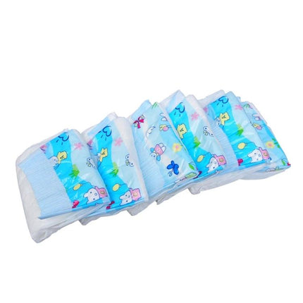 Pet Diapers for Daily Home Care of Dogs and Cats - soft disposable blue patterned pet diapers for travel, walks, senior dogs and cats