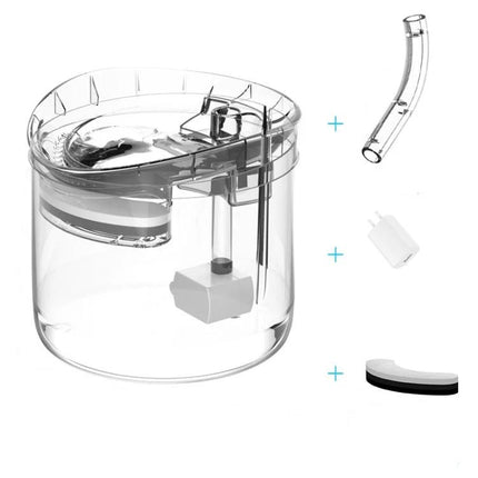 Essential Water Dispenser for Pets' Daily Home Hydration - clear plastic automatic pet water reservoir with pump and accessories