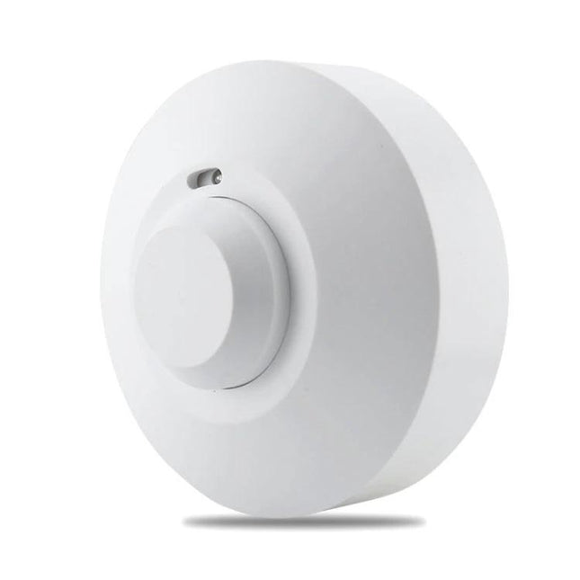 220V Microwave Motion Sensor Switch for Indoor Lighting white round radar motion sensor for ceiling wall use