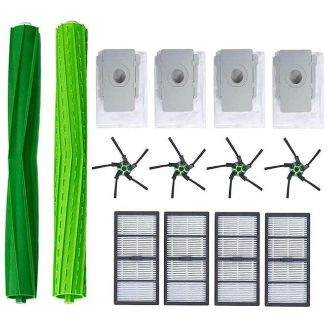 iRobot Compatible Sweeping and Side Brush Replacement Set for Home Cleaning - replacement brushes, filters, and rollers for Roomba S9/S9+