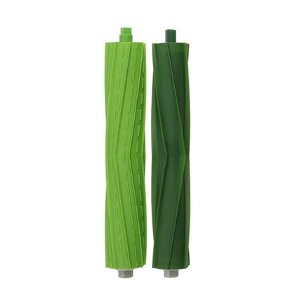 iRobot Compatible Sweeping and Side Brush Replacement Set for Home Cleaning - green dual rubber rollers for Roomba S9/S9+