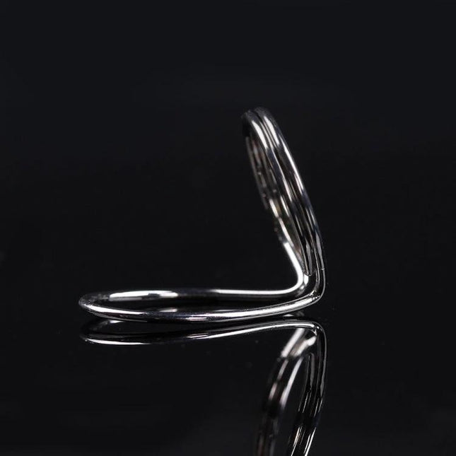 Durable Metal Spring Ring For Everyday Guitar Practice Sessions - chrome finger support ring for strumming and picking