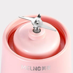 MEILING ML-88 USB Rechargeable Portable Fruit and Vegetable Juicer with Stainless Steel Blades