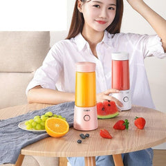 MEILING ML-88 USB Rechargeable Portable Fruit and Vegetable Juicer with Stainless Steel Blades