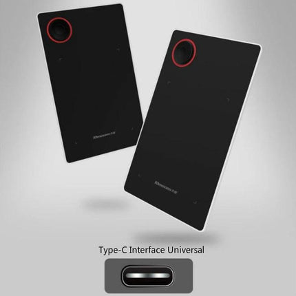 Tianmin G50 Digital Drawing and Writing Tablet for Online Use lightweight black tablet with red dial and Type-C port
