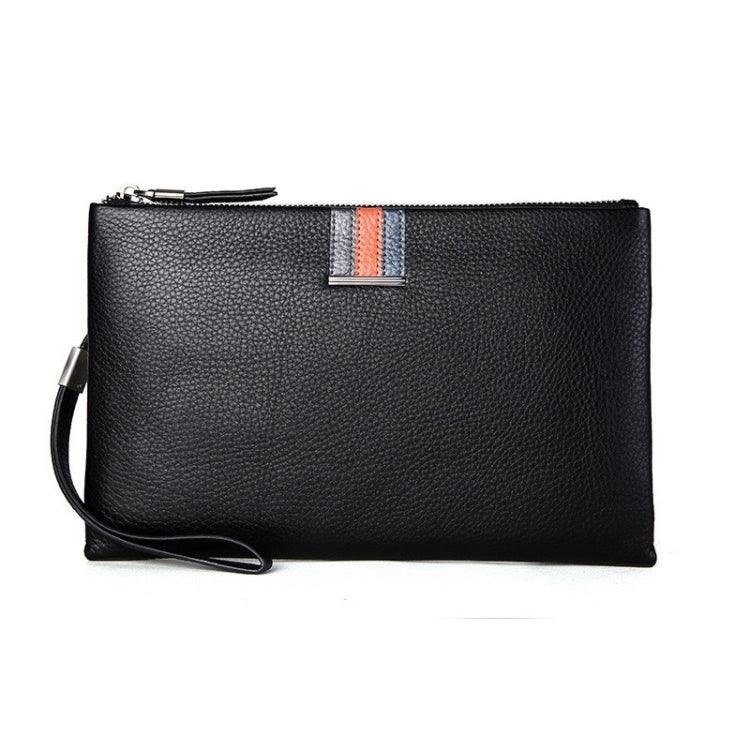 Men's Leather Anti-Theft Casual Clutch with Coin Purse and Card Slots