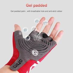 Gants d'extérieur GIYO à demi-doigts pour vélo de route et de montagne