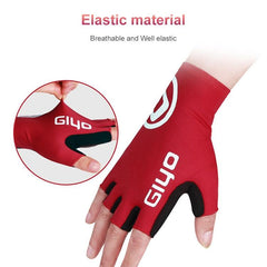 Gants d'extérieur GIYO à demi-doigts pour vélo de route et de montagne