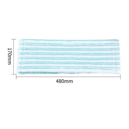 Leifheit Profi Micro Duo Steam Mop Accessories, 2 Pieces - microfiber replacement pads 480mm x 170mm for Leifheit PROFI Micro DUO mop