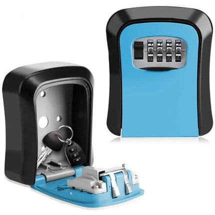 Yellow Wall-Mounted Password Key Box for Secure Storage